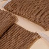 Ensemble de gants exfoliants pour le corps en fibre de jute