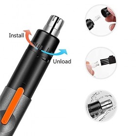 Tondeuse Nez Rechargeable - Tondeuse Nez Oreilles Tondeuse, Tondeuse à Barbe Nez Sourcils, Rasoir à Nez électrique Homme Femm