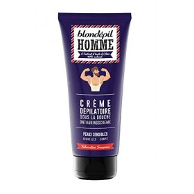 Blondépil - Crème Dépilatoire Pour Homme Peaux Sensibles 200Ml - Lot De 3 - Prix Du Lot - Livraison Rapide En France Métropol