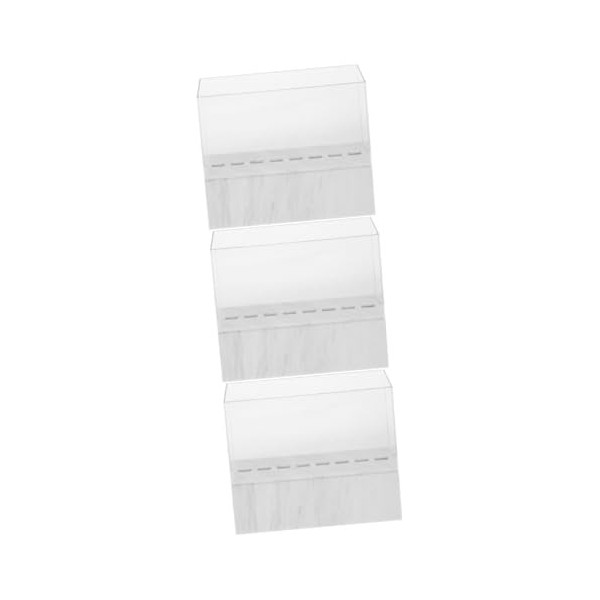 POPETPOP 2 Pièces Grattoir Acrylique Support Cils Outils Pour Extensions De Cils Pince À Cils Étagère Plateau Fournitures Sup