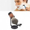 TYCIONG Ensemble Doutils de Rasage de Barbe Support de Rasoir Bol de Savon de Rasage Affûtage Brosse à Barbe pour Salon