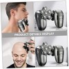 minkissy 1 Set Rasoir Électrique Mens Foil Shaver Kit De Rasage Tondeuse Pour Hommes Nez Cheveux Tondeuse Barbe Toilettage To