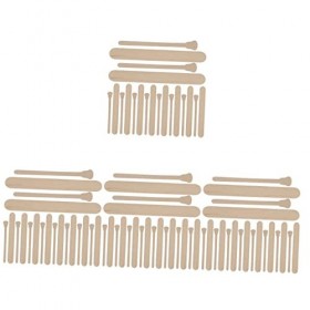 Cabilock 400 Pièces en Bois Ciré La Cire Cera Para Depilar Outil De Cire Applicateur De Cire De Cire Applicateur De Cire en B