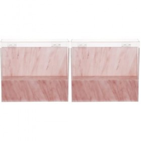 Lot de 2 Ciseaux en Plastique pour Filles – Support de pour Outils de Cils Fournitures Organisateur Couverture Extensions de 