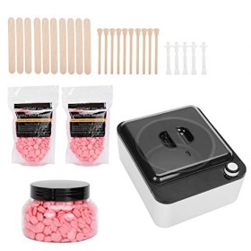 Chauffe-cire pour Femmes et Hommes, Chauffe-cire Dépilatoire, Machine à Faire Fondre la Cire électrique, Kit de Cire pour épi