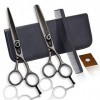 Coiffure Ciseaux cheveux Ciseaux Kit cheveux coupe de cheveux Kit professionnel for Barber Stylist 5.5 pouces