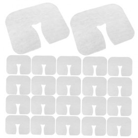 Beavorty 1200 Pcs Jetable Couché Taie DOreiller Visage Masque Jetable Beauté Oreiller Jetable Masque Facial Visage Oreiller 