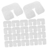 Beavorty 1200 Pcs Jetable Couché Taie DOreiller Visage Masque Jetable Beauté Oreiller Jetable Masque Facial Visage Oreiller 