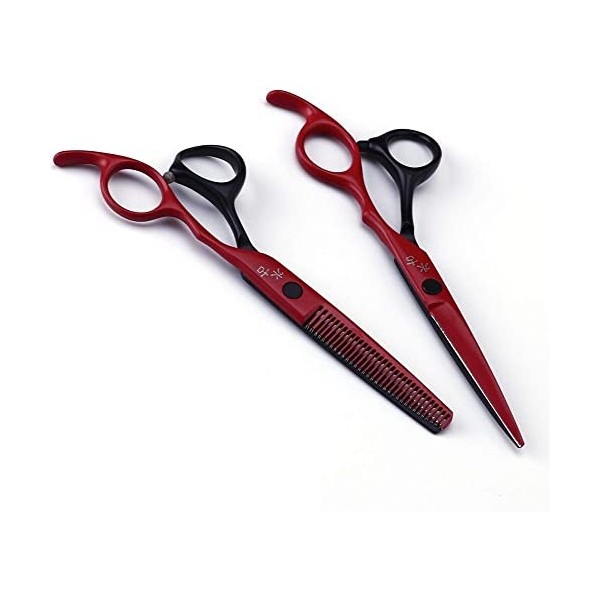 Ciseaux de coiffure Ciseaux de coiffeur Kit doutils de coupe de cheveux en acier inoxydable tranchant pour salon de coiffure