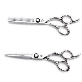 Professionnel Coiffure Ciseaux De Coiffure Set, 6,0 Pouces Ciseaux De Coupe De Cheveux en Acier Inoxydable Kit, Ciseaux Cheve