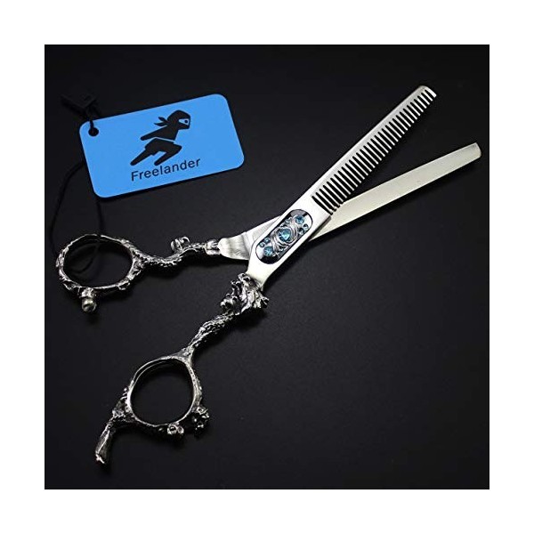 YK SCISSORS Cadeau de fête des mères Coiffure Ensemble Salon Cheveux Coupe, Amincissement Ciseaux Professionnel Coiffeur Cise