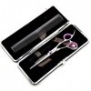 WYGC Scissors Ciseaux Coiffure Ciseaux de Coiffeur Ciseaux À Cheveux Professionnel Acier Inoxydable Japonais 440C 9CR 6.0 Pou