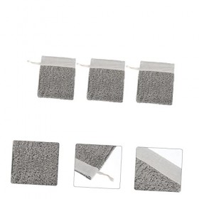 minkissy 21 Pcs Épurateur Pour Doux Simple Luffa Pilaris Gant Peau Lisse Souple Lin Lavage Corps Kératose Éponge De Douche La