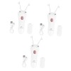 minkissy Lot de 3 épilateurs électriques rechargeables pour le visage - Rasoirs pour femme - Rasoir électrique rechargeable -