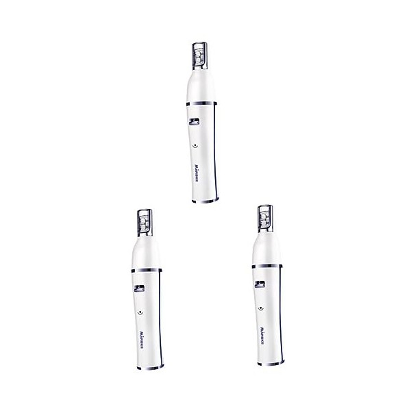 FRCOLOR 2 Pièces Rasoirs Électriques Pour Hommes Rasoirs Pour Hommes Épilateurs Épilateurs Coupe-Front Sourcil Shaper Nez Che