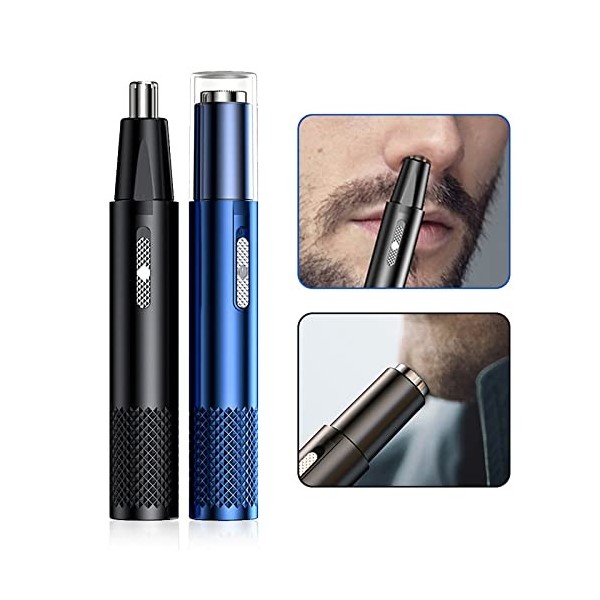 Nose Hair Trimmer For Ears Finisher Men Femme - Tondeuse à Barbe Nez Sourcils, Rasoir à Nez Électrique Homme Femme, Tondeuse 