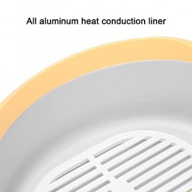 Réchauffeur de cire, machine à cire à main jaune avec déflecteur thermique pour la maison