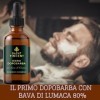 Sérum Apres Rasage Homme Professionnel Antirides, Soulage lIrritation, Bave dEscargot, Acide Hyaluronique, Aloe Vera, Fabri