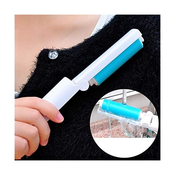 AFFLHYJK Nouveau dépoussiéreur de poussière de charpie de vêtements électrostatiques statiques brosse de nettoyage pour anima