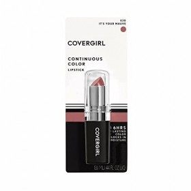 CoverGirl Continuous Color Lipstick, ItS Your Mauve 030, 0.13 Ounce Bottle by COVERGIRL