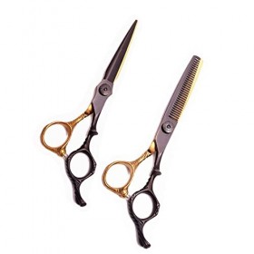 Ciseaux De Coiffure Professionnels Ensemble De Ciseaux De Coiffure 6,0 Pouces Set De Ciseaux Hybrides Hybrides De Texture De 