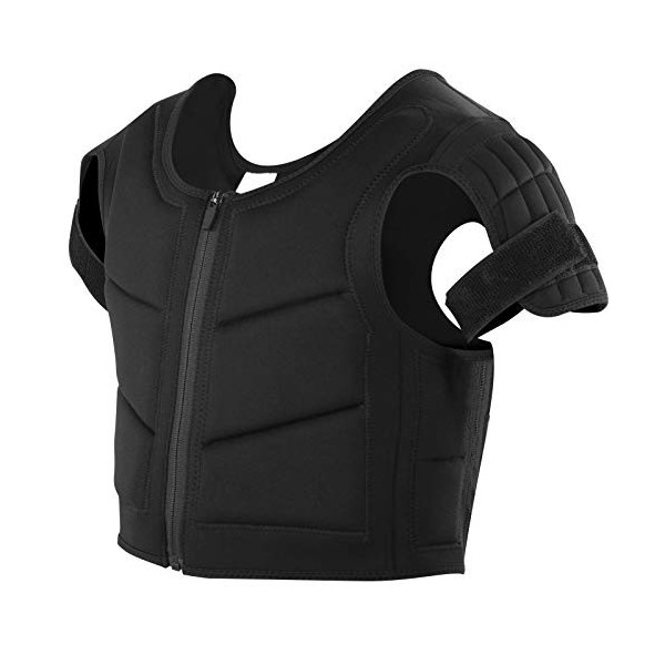 Gedourain Protecteur de Corps, Veste de Protection de Patinage pièces de Bras Creux Corps en néoprène épais intérieur Doux po