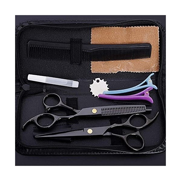 Ensemble de ciseaux de toilettage pour animaux de compagnie, kit de ciseaux de coiffure professionnels de 6,0 pouces, outil d