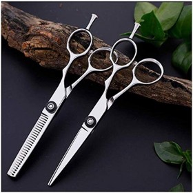 Jeu de coiffure Ciseaux de coiffure de cisaillement de cheveux à la main ciseaux professionnels de coupe de cheveux ciseaux a