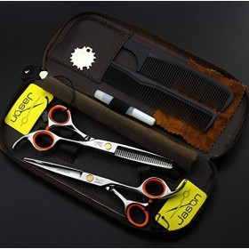 LBYB Ciseaux De Coiffure Set Kit De Sharp en Acier Inoxydable pour Coupe Dilution Styling Outil Professionnel Barber Kits Cis