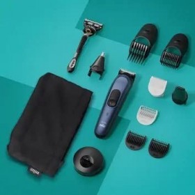 Braun Tondeuse Tout-En-Un Series 7 MGK7410, 10-en-1 Kit Pour Barbe, Cheveux, Corps & Bien Plus
