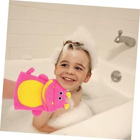 FOMIYES 20 Pcs Éponge À Récurer Serviette De Dessin Animé Couleur Assortie Bouffée Corps Loofah Garçons Gant Exfoliant Bain É