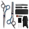 LOKUI Ciseaux Coiffure 6in Professionnel Ciseaux De Coiffure Kit en Acier Inoxydable Barber Ciseaux Queue Peigne Cheveux Cape