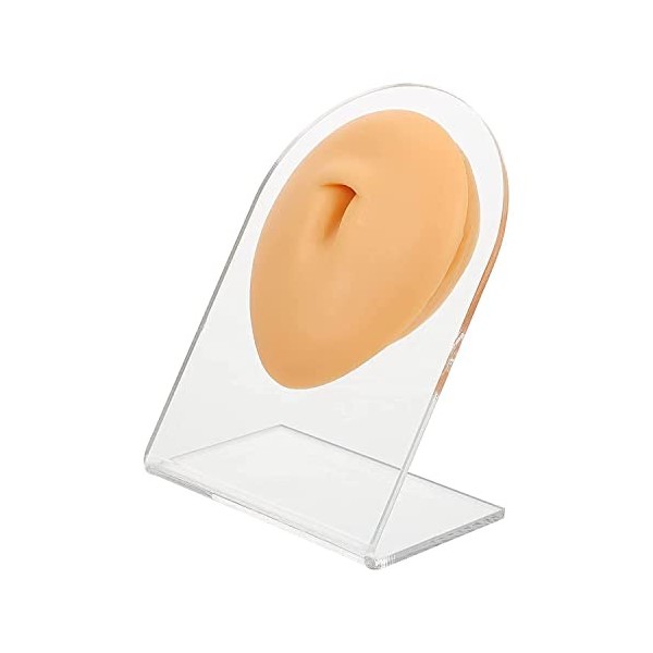 Modèle de nez en silicone souple pour la pratique du piercing, de la suture, de lacupuncture en caoutchouc souple pour laff