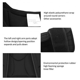 Gedourain Protecteur de Corps, Veste de Protection de Patinage en néoprène pour Le Corps intérieur Doux épais Confortable pou