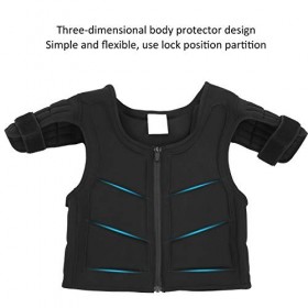 Veste de protection de patinage, pièces de bras creuses de protection du corps épaisses confortables pour les enfants pour le