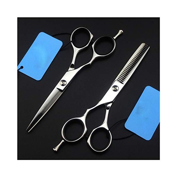 Ciseaux Handed cheveux professionnel gauche Ensemble, effiler/Texturizing Ciseaux pour salon de coiffure/Salon/Accueil Shear 