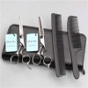 Ciseaux de Coiffure Professionnel Hairstylist Set 6,0 Pouces courbé poignée Coiffure Ciseaux Amincissants Ciseaux Haut de Gam