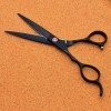 LIZA Professional Barber Scissor Sc Ciseaux Pour Cheveux/Coiffure Ciseaux Pour Main Gauche, 5.5 Pouces Noir 