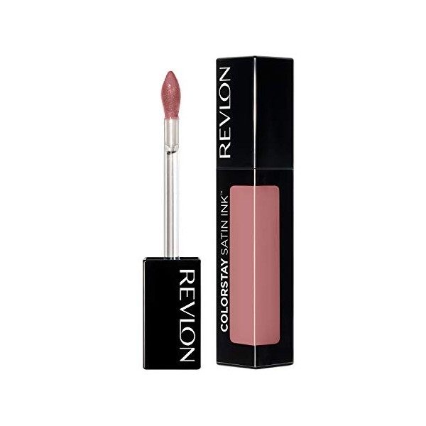 REVLON ColorStay Rouge à lèvres liquide à encre satinée, longue tenue et riche pour les lèvres, formulé avec de lhuile de gr