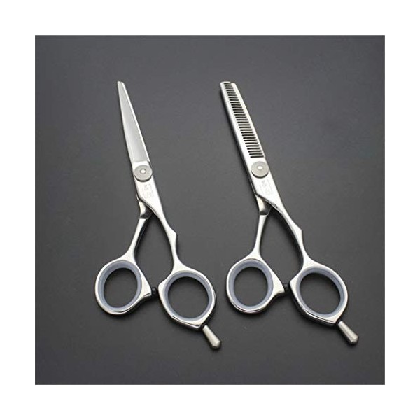 LUCHONG Ciseaux de Coiffure Professionnel Jeu doutils de Coupe de Cheveux 5,5 Pouces de Haute qualité personnalité Solide et