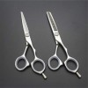 LUCHONG Ciseaux de Coiffure Professionnel Jeu doutils de Coupe de Cheveux 5,5 Pouces de Haute qualité personnalité Solide et