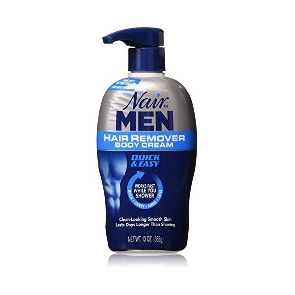 Nair Hair Remover Men Body Cream 13oz Pump 3 Pack by Nair