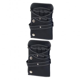 FOMIYES 2Pcs Ciseaux Vintage Sacs À Bandoulière Kit De Maquillage Pochette Porte-Ciseaux Sac De Barbier De Salon Sac De Ceint