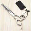 KOAIEZ Ensemble De Ciseaux De Coiffeur À Main Gauche en Acier Inoxydable De 6,0 Pouces, Kit Doutils De Coiffeur Multifonctio