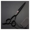 Logo personnalisé Coiffure gaucher Ciseaux Cheveux Barbier Ciseaux Coupe de cheveux Cisailles Ciseaux Couleur: Coupe 5.5inch