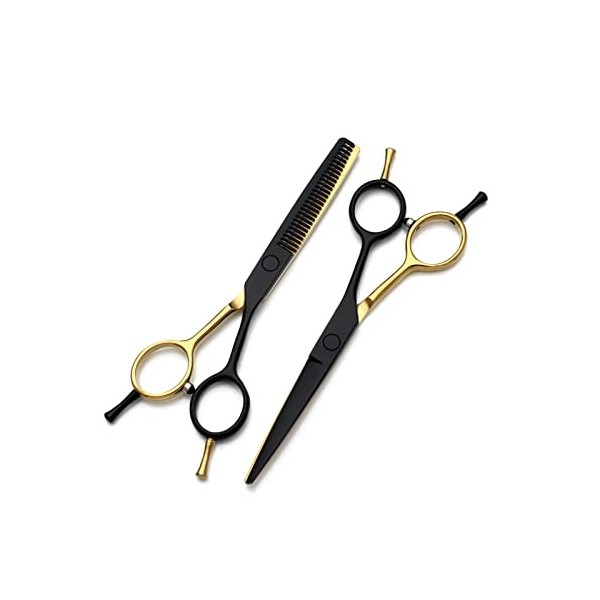 GUANGGUANG Ylingling Store Ciseaux de Cheveux Ciseaux de Coiffure Ciseaux Droits Éclairage Hair Coute Ciste doutils Color :