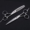 Barber Coupe De Cheveux Ciseaux Set 6 Pouces, Salon De Coiffure Ciseaux 440C Ciseaux Droits en Acier Inoxydable Et Ciseaux De