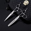 Barber Coupe De Cheveux Ciseaux Set 6 Pouces, Salon De Coiffure Ciseaux 440C Ciseaux Droits en Acier Inoxydable Et Ciseaux De