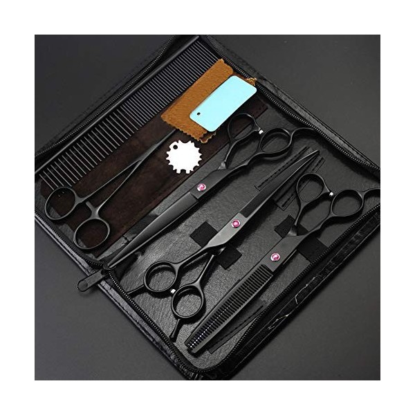 7 Pouces En Acier Inoxydable 440c Japonais Haut De Gamme Coiffeur Ciseaux De Coiffure Professionnels Coiffeur Outils Spéciaux