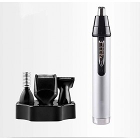 SEESEE.U 4 en 1 Tondeuse à Nez électrique Rechargeable Hommes Oreille Nez Coupe-Cheveux Femmes Soins du Visage Barbe Rasoir 